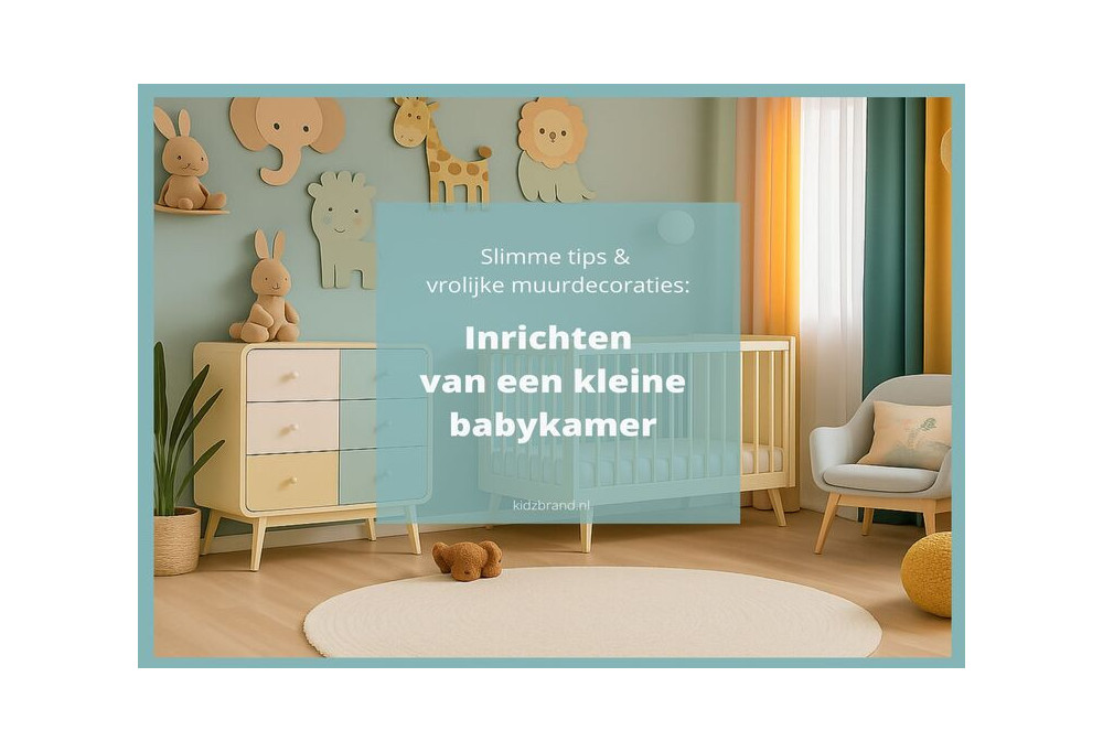 Inrichten van een kleine babykamer – slimme tips & vrolijke muurdecoratie